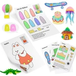 Songtiy 3D Printing Drawing Template, 20 Sheets Painting Paper Colorful. Fixed Price $17.35.