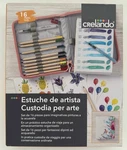 Crelando 16 Piece Art Set For Watercolor Paintings - New, Open Box. Fixed Price $16.00.