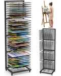 Berpet Art Drying Rack With Lockable Wheels, Painting 36 Removabl.... Fixed Price $194.14.