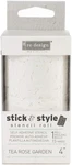 Prima Marketing Redesign Stick & Style Stencil Roll 4" X15YD-TEA, Rose Garde. Fixed Price $34.99.