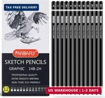 Pandafly Professional Drawing Sketching Set - 12 Pieces Graphite Pencils(. Fixed Price $10.22.