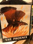 Mini Pub Sign The Phoenix 10IN Bar Board Hang Inn Tavern 25 Cm Mythology Bird. Fixed Price $20.09.