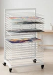 Art Drying Rack For Classroom 18 Removable Shelves Paint Wit. Fixed Price $70.00.