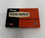Prang Poster Pastello Colored Crayons. Vintage 12 Chalks/some Broken. Fixed Price $8.00.