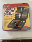 Roseart Super Set 80 Pcs. Black Carrying Case - 6370 Sealed. Fixed Price $15.00.