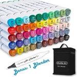 Shuttle Art 51 Colors Dual Tip Alcohol Based Markers, 50 Plus Blend. Fixed Price $39.52.
