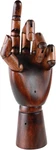 Wooden Hand Model For Artists, Articulated Mannequin Left Figure, 10.2-INCH. Fixed Price $30.22.
