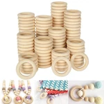 300 Pcs Wooden Rings For Crafts 1.6 Inch Smooth Solid Natural Unfinished Wood.... Fixed Price $37.75.