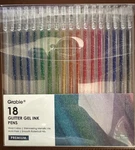 Grabie 18 Glitter Gel Ink Pens Vivid Colors, Acid Free Smooth Rollerball. Fixed Price $18.99.