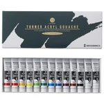 Turner's Acrylic Gouache, Pieces (12 Colors), School Set, AG13C 0.4 .... Fixed Price $34.20.