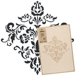 Nakleo Reusable Plastic Wall Stencil - 43X64CM / 17 25 Damask Ornament. Fixed Price $61.29.