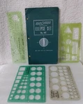 Rapidesign Stencils Lot Ellipse Set No. 401 Vintage 47, R-541, 42,. Fixed Price $33.99.