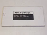 Vintage Berol Rapidesign R-70S Ellipse Set Ten Templates 15 To 60 Missing 35. Fixed Price $29.09.