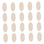Nuobesty 200PCS Unfinished Wood Oval Slices Natural 2.3X1.2X0.3CM, As Shown. Fixed Price $19.14.