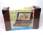 Creatology Young Artist 103 Piece Paint Set Wooden Case Easel, Sealed, New. Fixed Price $19.69.