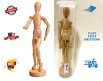 Ikea Gestalta Artist's Natural Wooden Human Figure With Stand 13 Inch 402.554.62. Fixed Price $18.99.