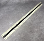 Vtg Alvin No. 240P Architect Triangular Scale Ruler Us Std West Germany 12". Fixed Price $10.53.