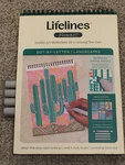Lifelines Flowart Dot-by-letter Landscapes Meditation Stress Relief Anxiety. Fixed Price $5.00.