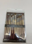 Studio Series Artist's Paintbrush Set (12 Quality Nylon By Peter Pauper Press. Fixed Price $14.99.