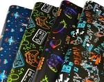 Titiweet Gaming Birthday Wrapping Paper For Boys Girls, 12 Sheets Video Game. Fixed Price $16.95.