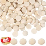 Uxcell 100PC 20MM Half Wooden Beads Unfinished Natural Split Balls Diy. Fixed Price $27.99.