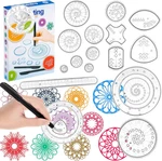 Chivao Spiral Art Gear Geometric Ruler Circle Template For Drawing Plastic. Fixed Price $14.49.