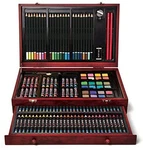 Set With Case For Kids Teen Deluxe Wooden Box Artist Drawing Kit Pencil. Fixed Price $66.13.
