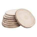 Maputune Pcs 8-9 Large Unfinished Wood Slices For Centerpieces, Natural .... Fixed Price $49.32.
