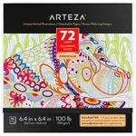 Arteza Adult Coloring Book, Animal Designs, 72 Sheets, 6.4X6.4 Inches Colori.... Fixed Price $42.59.