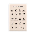 Cypgtbck Yoga Poster For Beginners Home Gym Workout Decorative Paintin.... Fixed Price $18.22.