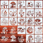 Eduee Stencils For Painting 6INCH Reusable Mushroom, White. Fixed Price $14.41.