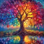 Mrpwnle Tree Of Life Art Kits For Adults-diamond Painting Ad.... Fixed Price $8.73.