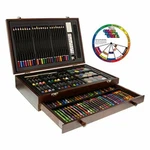 U.s. Supply 143 Piece-mega Wood Box Art, Painting & Drawing Set, Now. Fixed Price $41.79.