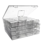 Ziiyan Bead Storage Containers - 64 Clear Plastic Organizer Boxes With H.... Fixed Price $28.68.