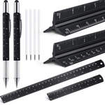 Weewooday 10 Pieces 12 Inch Architectural Scale Ruler Aluminum Black. Fixed Price $33.99.