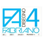Fabriano F4 05000597 Drawing Album, Format 24 X 33 Cm, Rough Sheets, Weight 2.... Fixed Price $26.02.