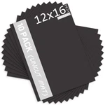 Center 10 Pack 12X16 Black Uncut Boards/backing Matt For.... Fixed Price $32.02.