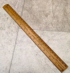 Vintage Tools English Made Helix Wooden 12 Ruler Lengths & French. Fixed Price $12.10.
