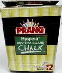 Prang Dustless Hygieia Yellow Chalk 12 Boxes With Pcs. Total Of 144 Sticks. Fixed Price $24.99.