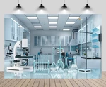 7X5FT Science Backdrop Chemistry Equipment Medical Laboratory Room Mi.... Fixed Price $44.99.