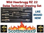 Wild Heerbrugg Rz 22 Swiss Technical Drawing Set / Vintage, Like Never Used. Fixed Price $128.00.