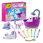 Crayola Scribble Scrubbies Glam Pack 4 Pets Holiday For Kids Washable Care. Fixed Price $36.32.