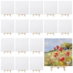 36 Pcs Mini Canvas And Easel Set For Painting, 8 X Inch Panels With .... Fixed Price $57.78.