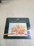 Faber-castel 24 Piece Polychromous Colored Pencil Set Metal. Fixed Price $38.00.