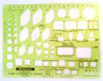 Staedtler 977 113 Template Home Planning Layout 1/4" Berol. Fixed Price $8.99.