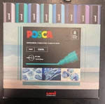 Posca Cool Tones 8 Count Marker Set- 2.5MM Medium Nib Size. Fixed Price $19.95.