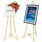 2-PACK 46" Metal Easel Display For Signs, Art, Posters Floor Standing. Fixed Price $59.97.