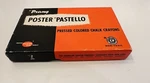 Prang Poster Pastello Pressed Colored Chalk Crayons Set Of 12 Vintage Hardly Use. Fixed Price $16.59.
