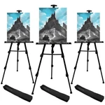 Rrftok Art Painting Display Easel Stand Adjustable Canvases Height 22-72IN. Fixed Price $102.59.