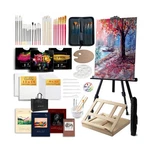 Large Deluxe Artist Painting Set, 141-PIECE Professional Supplies K.... Fixed Price $118.71.